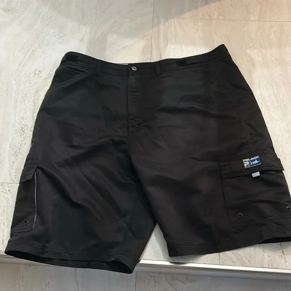 Pelagic Gray, Black and Blue quick dry shorts - Picture 8 of 13